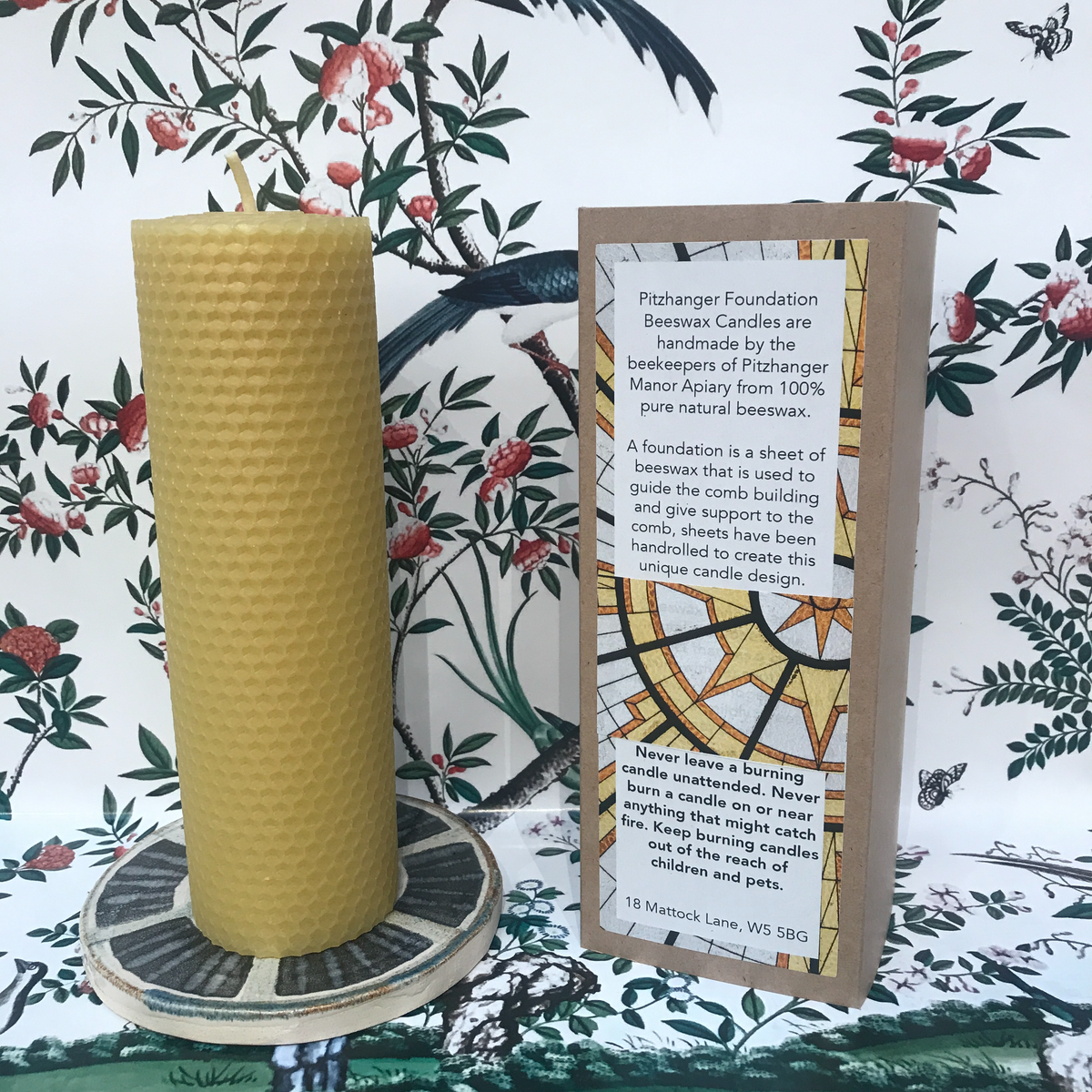 Foundation beeswax candles