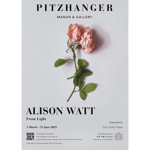 'Alison Watt: From Light' A3 Exhibition Poster