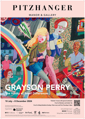 Grayson Perry A3 exhibition poster