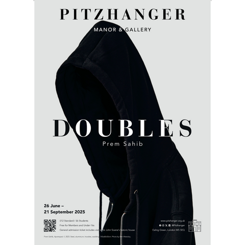 'Prem Sahib: Doubles' A3 Exhibition Poster