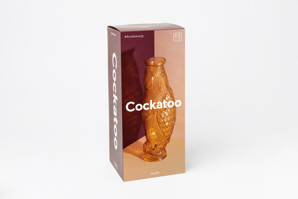 Glass Cockatoo Carafe